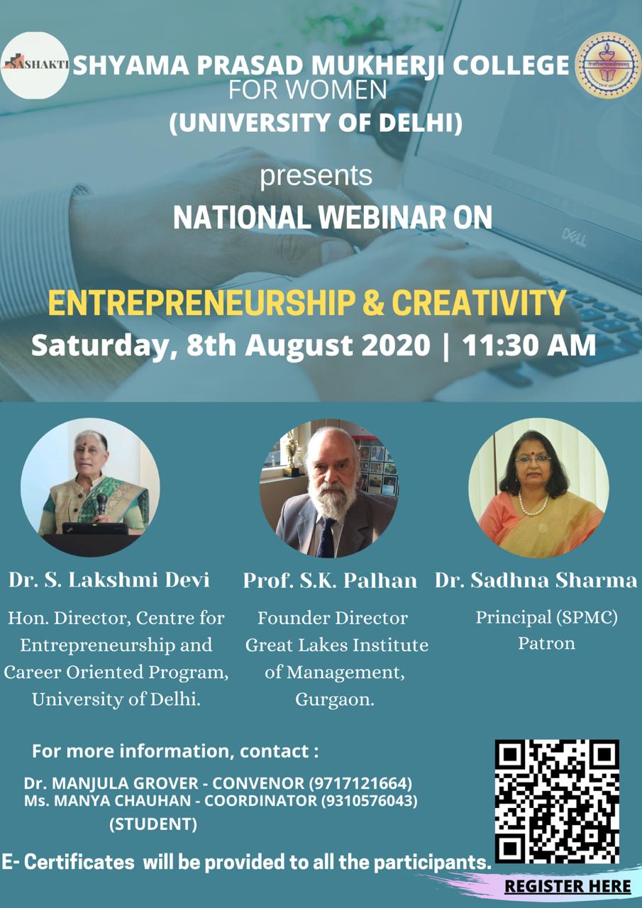 ENTREPRENEURSHIP WEBINAR 8 AUGUST